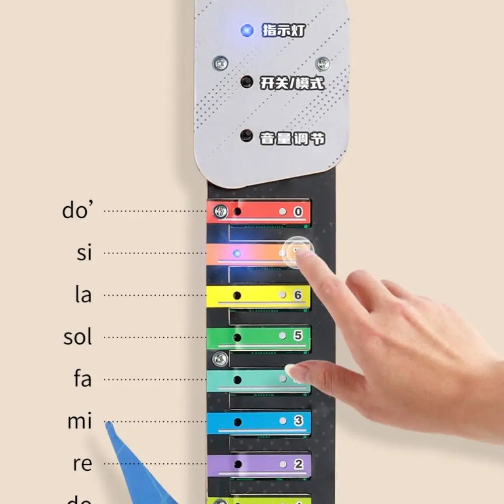 Wooden DIY Technology Electric Guitar DIY Assembly Sound Children's Music Guitar Interactive Portable Music Instrument