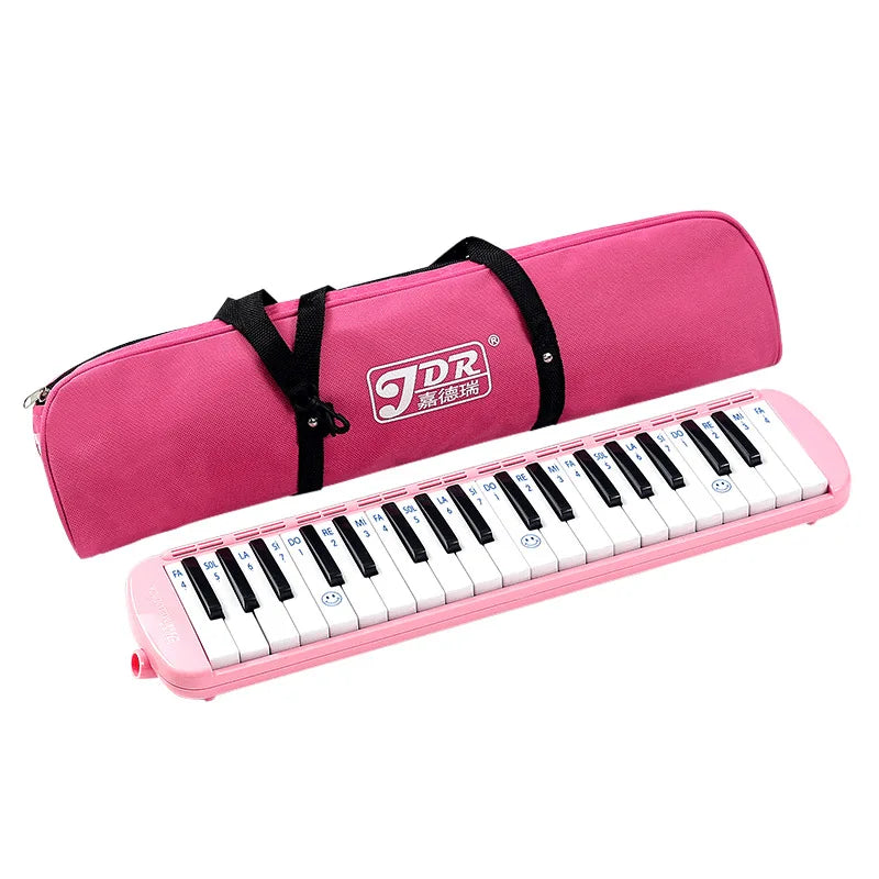 Melodica 32 Keys Pianica Mouth Organ Music Pipe Professional Musical Instrument Gaita Piano Melodic Tube Keyboard  Harp with Bag