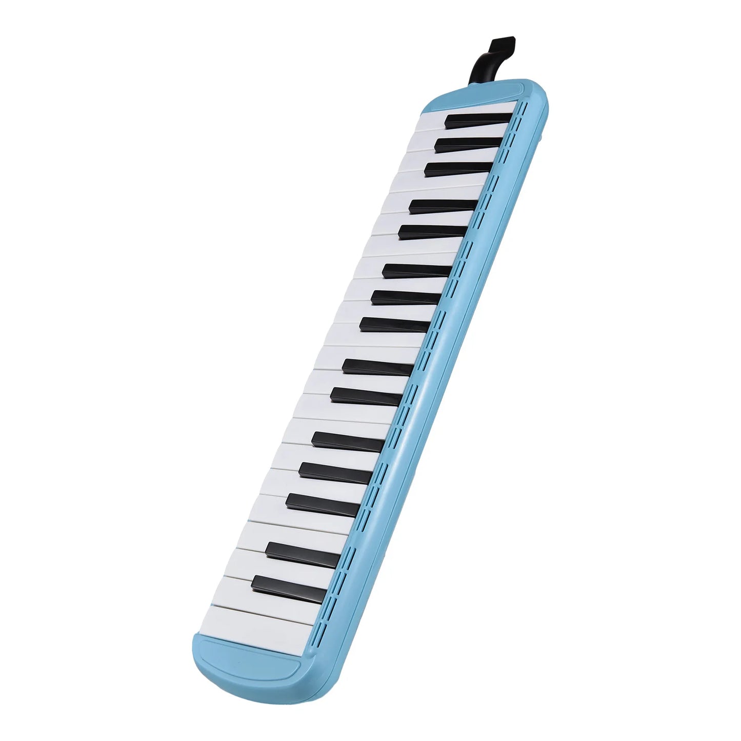 37 Keys Melodica Instrument Melodica Air Piano Keyboard with 2 Soft Blow Pipe 2 Blowing Nozzles Melodica Wind Instruments
