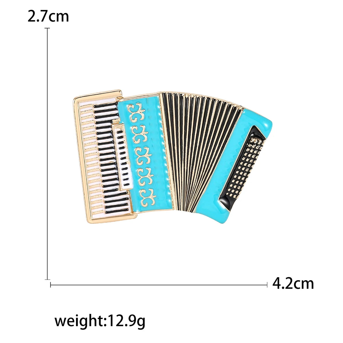 Enamel Violin Brooches for Women Unisex Rhinestone Music Equipment Pins Banquet Party Backpack Gifts Jewelry Accessories