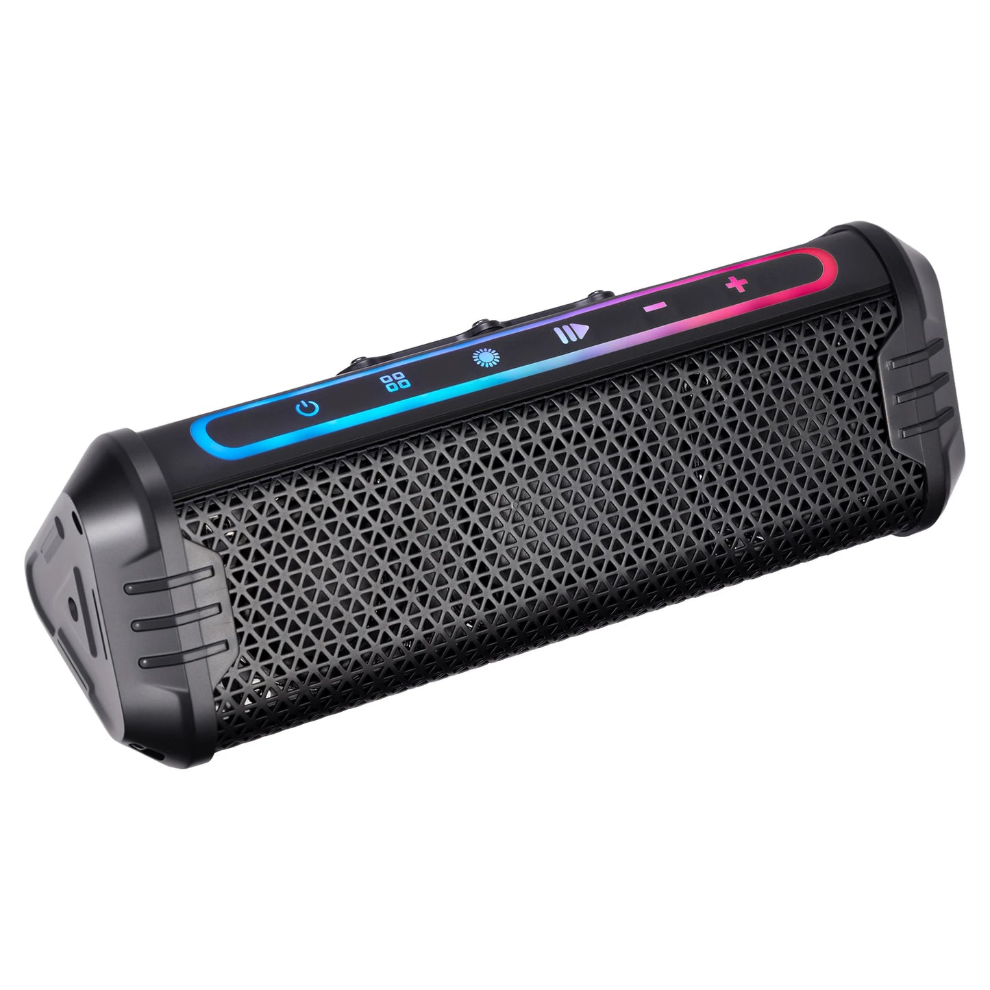 Motorcycle Audio Music Player Waterproof USB AUX LED Ambient Lighting for 7/8-1.25 Handlebar ATV UTV Accessories Equipments
