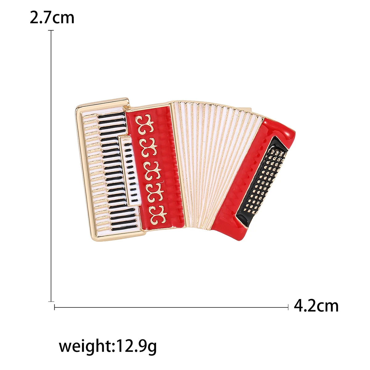Enamel Violin Brooches for Women Unisex Rhinestone Music Equipment Pins Banquet Party Backpack Gifts Jewelry Accessories