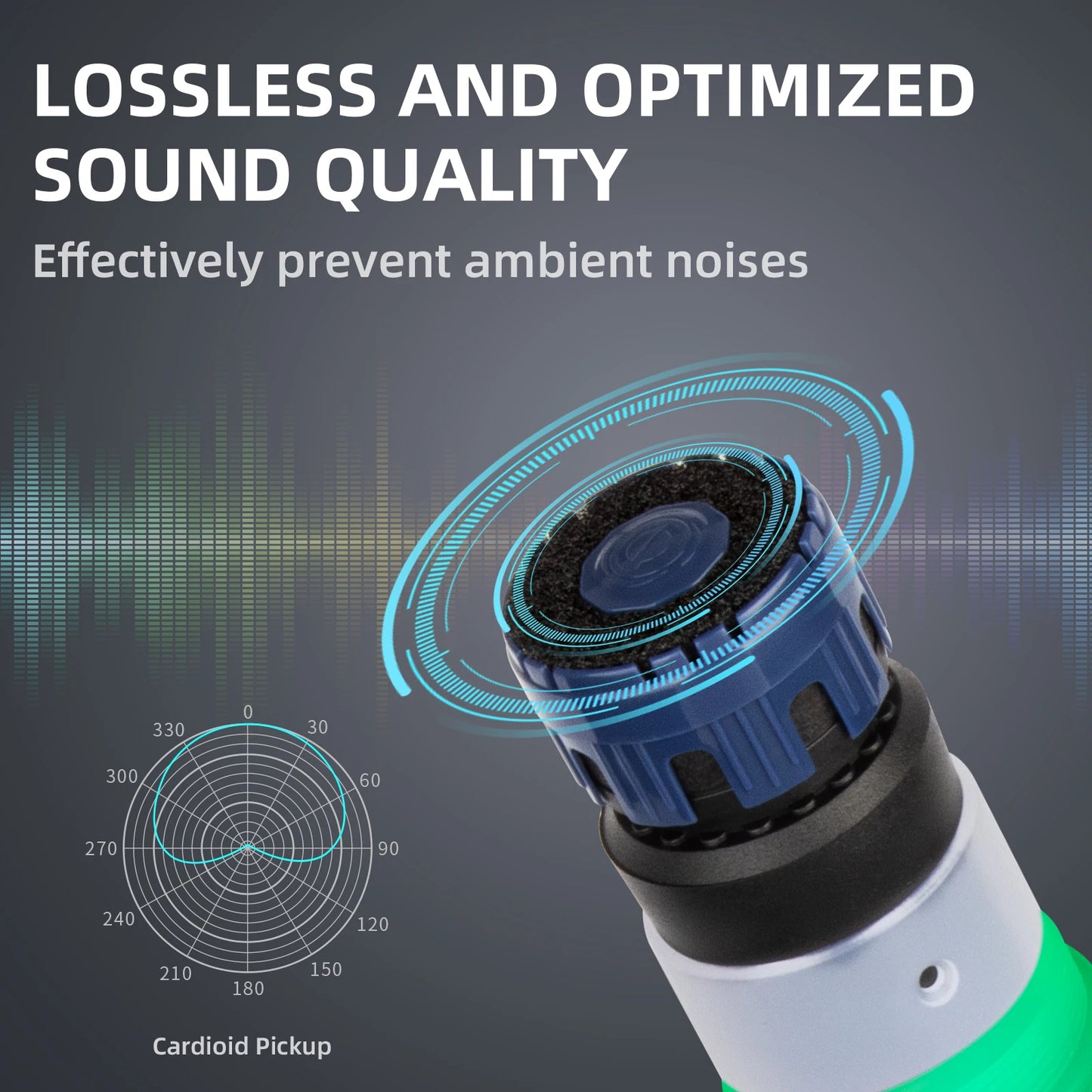 Professional wireless microphone set  UHF professional stage performance equipment to eliminate noise DEPUSHENG R7