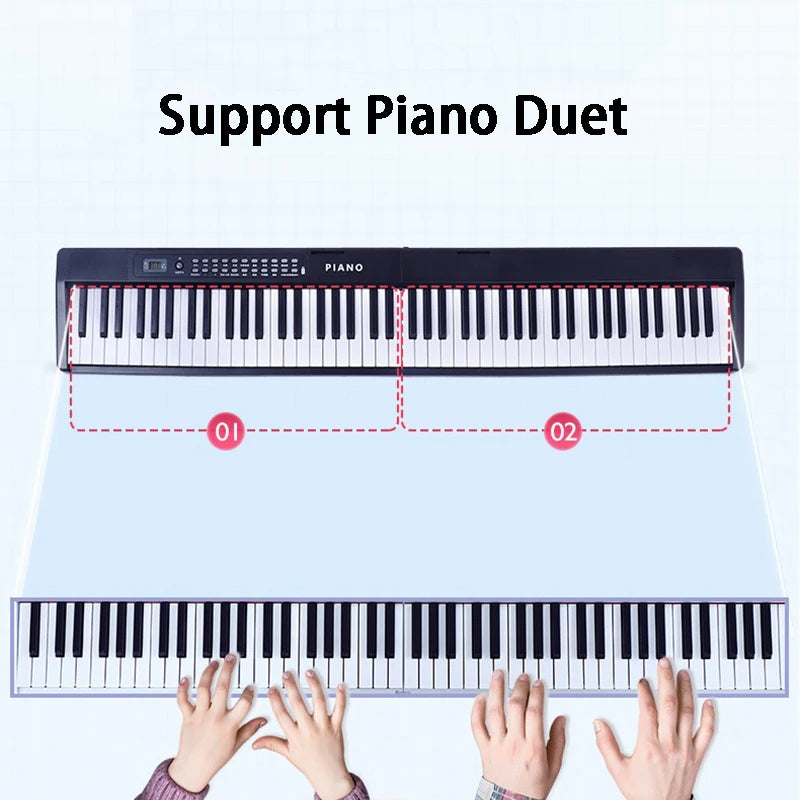 Adult Electronic Piano 88-key Digital Piano Musical Keyboard Synthesizer Professional Pianos Bluetooth Musical Electric Organ