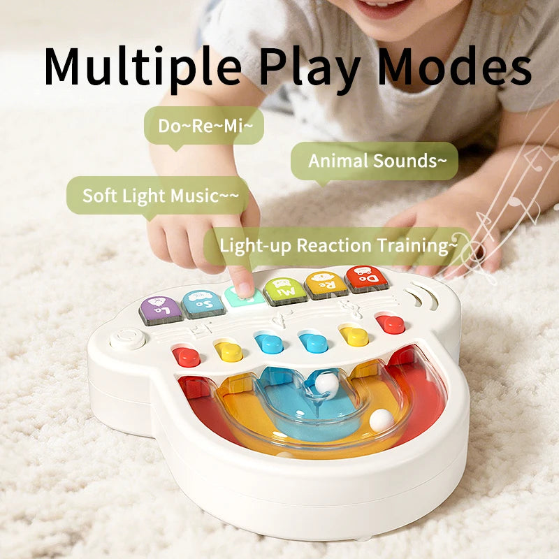 Music instruments Montessori Electronic Multifunctional Music Piano Keyboard Toy Learning Educational Games for Kids Baby Gift