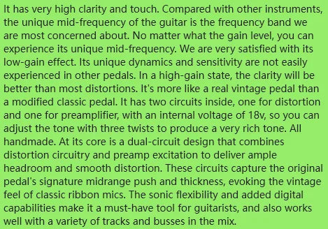 Guitar effector  FUZZ  BLUESPRINT 1981 stompbox guitar pedal overdrive effector overdrive pedal guitar effects pedal