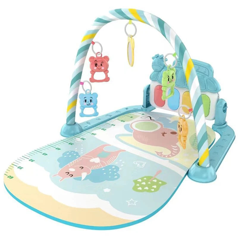 Newborns 0-1 years old baby piano pads stepping on piano games carpet toys baby music pedals piano fitness piano