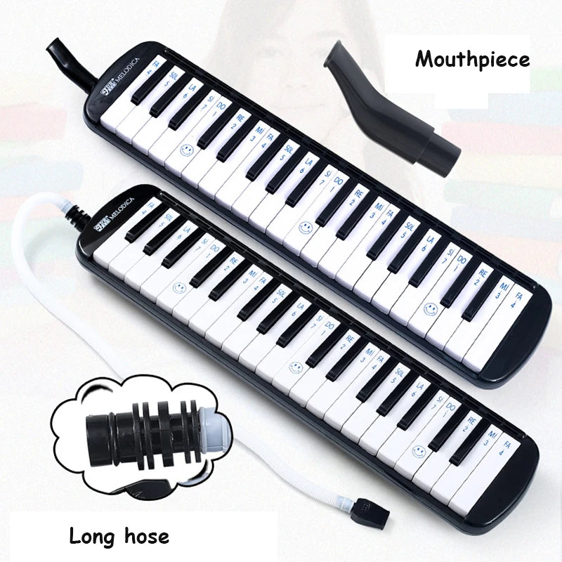 Melodica 32 Keys Pianica Mouth Organ Music Pipe Professional Musical Instrument Gaita Piano Melodic Tube Keyboard  Harp with Bag