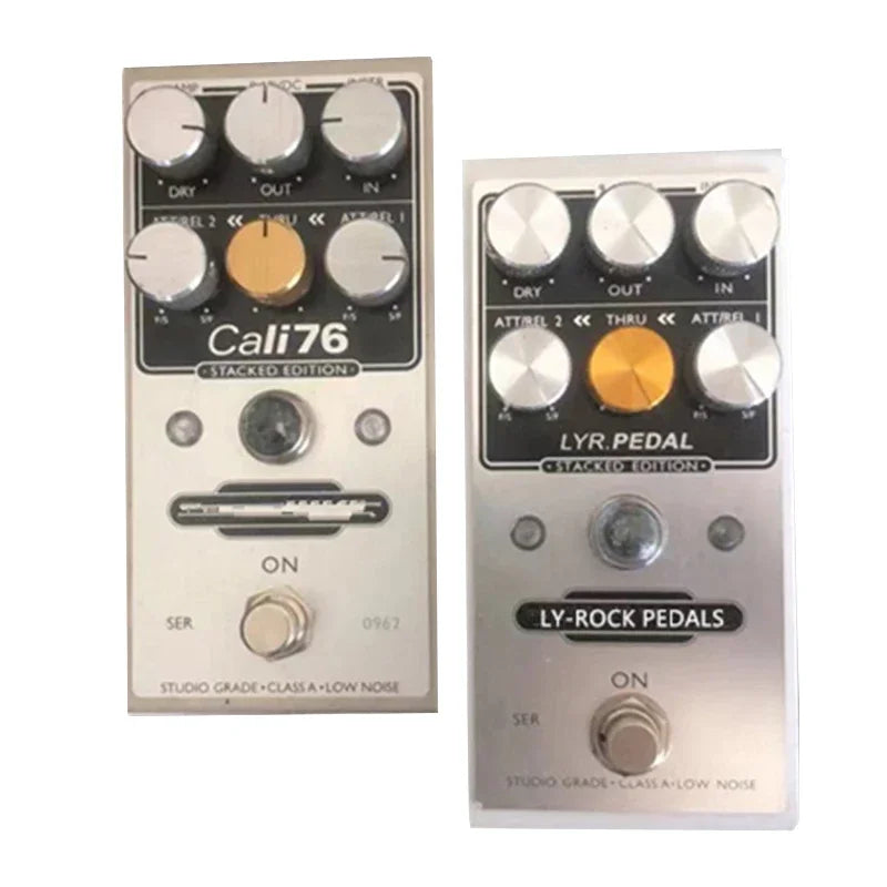 LY-ROCK Cali76 Rock Electric Guitar Compression Stompbox Cali76 Double Pressure Stack Basss Guitar Effect Pedal Original Clone