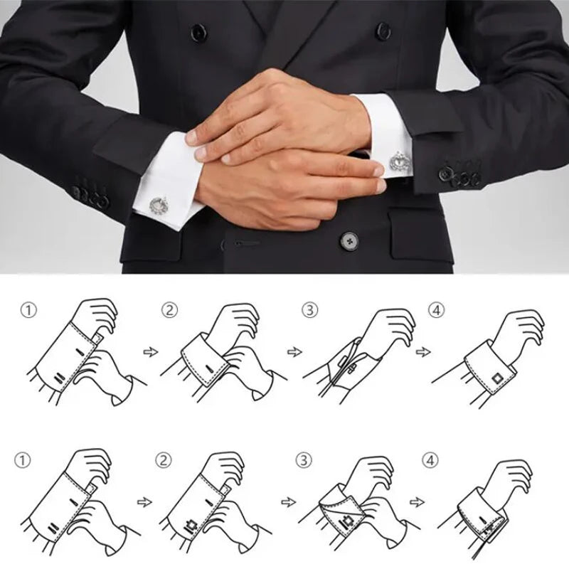 New music symbols music equipment design metal cufflinks copper material fashionable style men's French shirt cufflinks