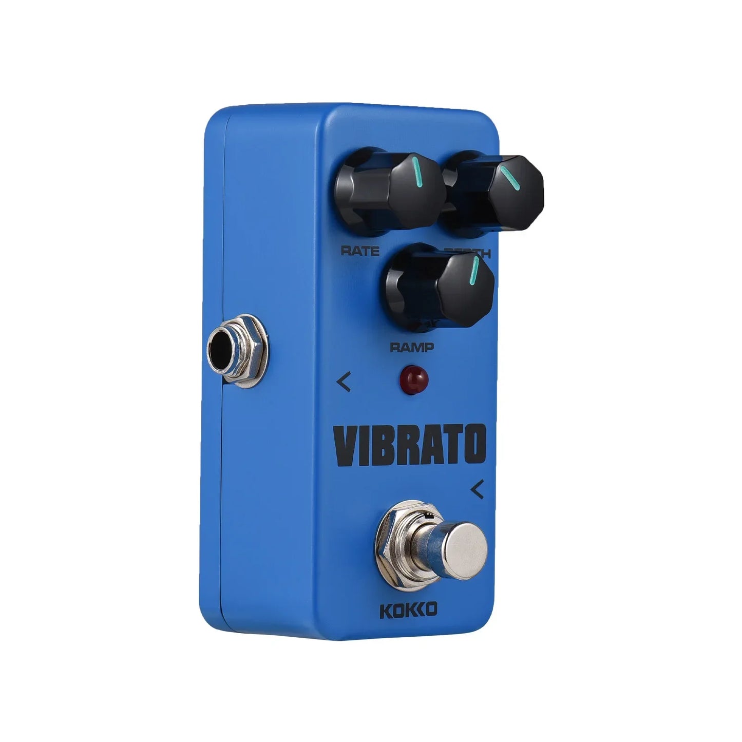 KOKKO FVB2 Vibrato/Tremolo Guitar Effect Pedal – True Bypass, Analog Modulation Stompbox for Electric Guitar Effect Pedal