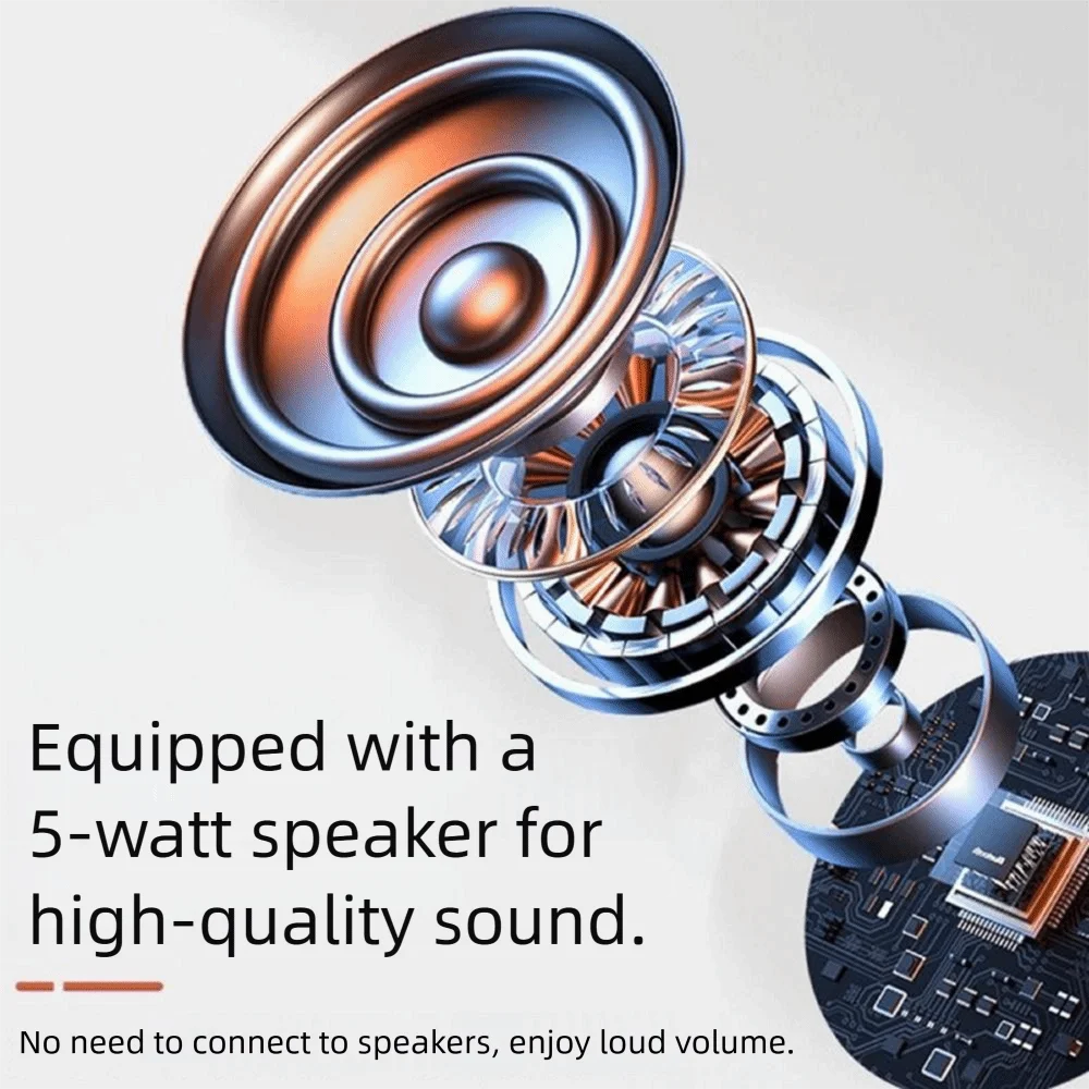 Portable Electric Music Tube Multiple Tone Bluetooth Connection Electronic Wind Instrument High-power Speaker Easy To Operate