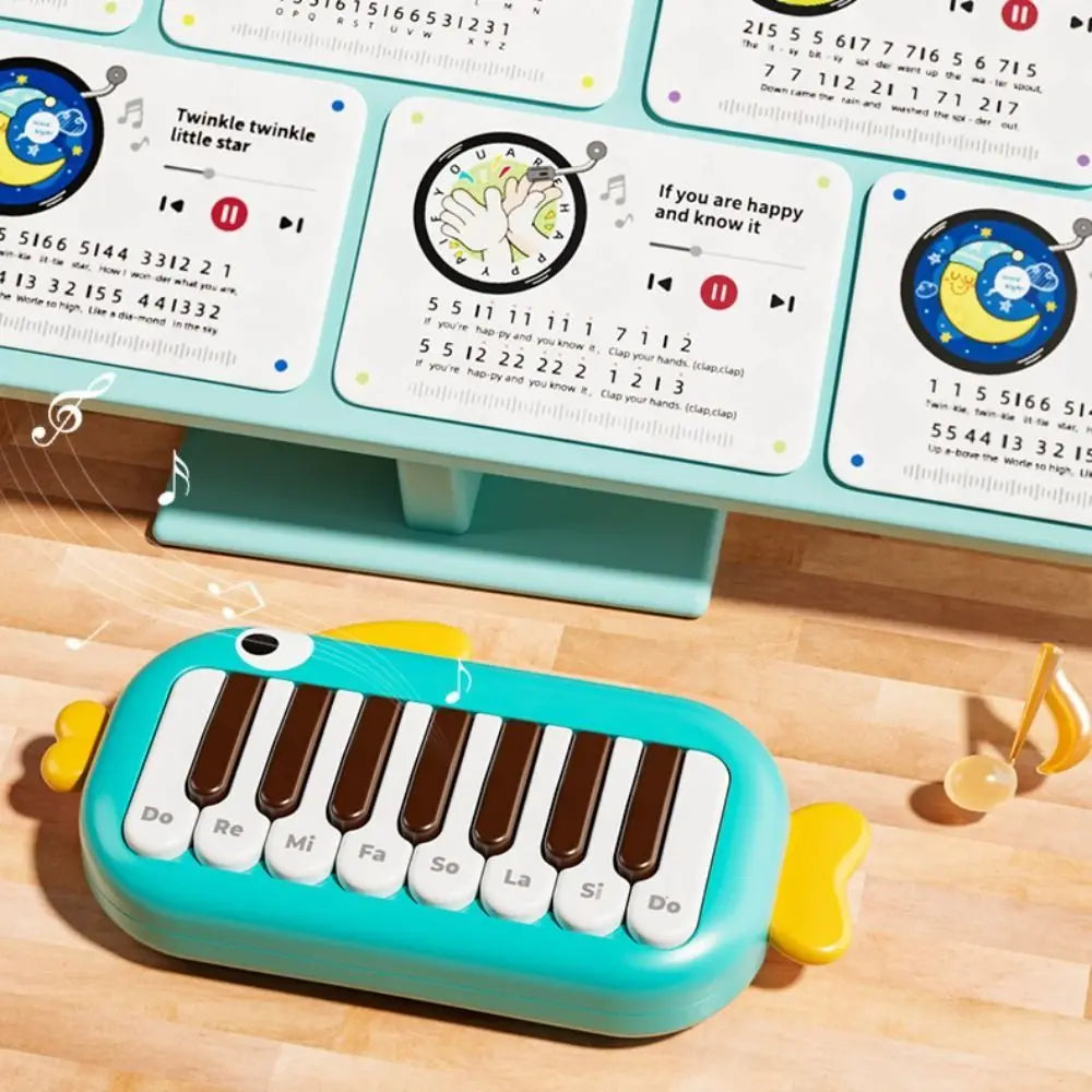 Baby Music instruments Montessori Electronic Multifunctional Music Pocket Piano Keyboard Toy Learning Educational Games for Kids