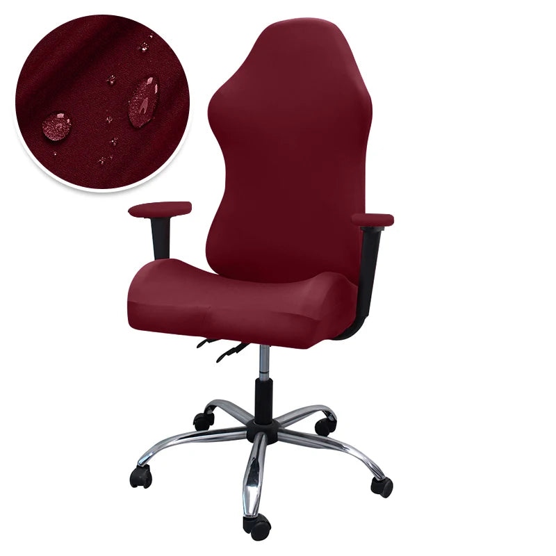 Ergonomic Office Computer Game Chair Slipcovers Stretchy Polyester Reclining Racing Gaming Chair Covers Waterproof Chair Covers