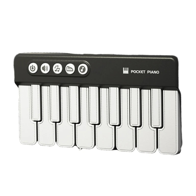 Musical Learning Toy Piano for Portable Design Enhances Creativity While Building Basic Music Knowledge with ABS Texture
