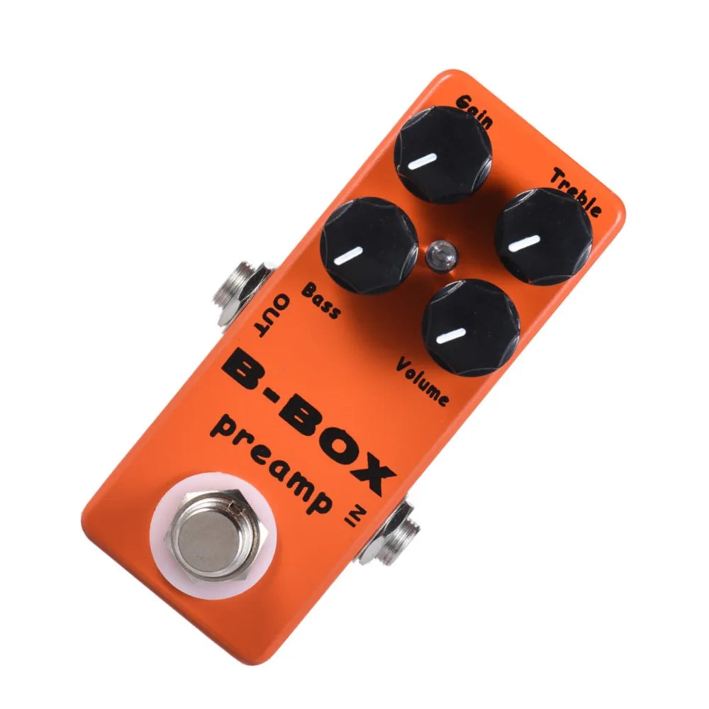 MOSKYAUDIO BB Preamp Guitar Effect Pedal B-Box Overdrive Preamp Electric Bass Guitarra Acoustic Guitar Effect Analog