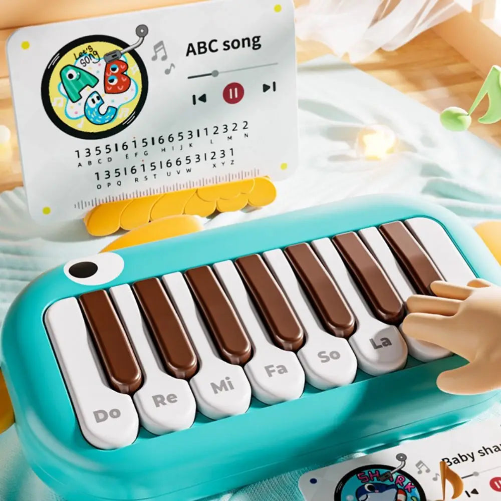 Baby Music instruments Montessori Electronic Multifunctional Music Pocket Piano Keyboard Toy Learning Educational Games for Kids